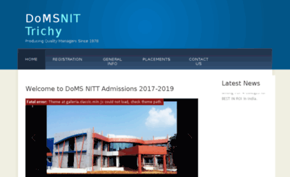 mbaadmission.nitt.edu