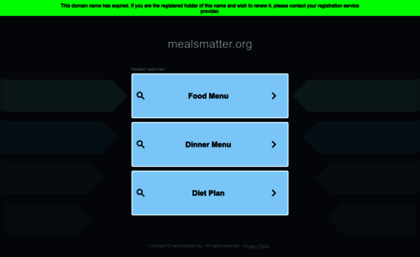 mealsmatter.org