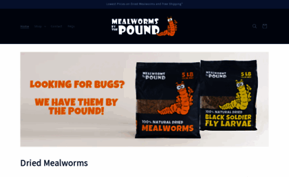 mealwormsbythepound.com