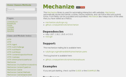mechanize.rubyforge.org