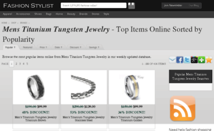 mens-titanium-tungsten-jewelry.fashionstylist.com