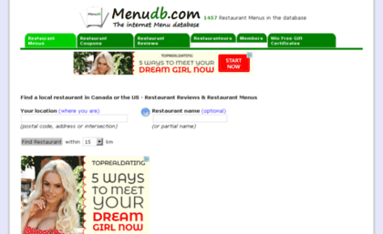 menudb.com