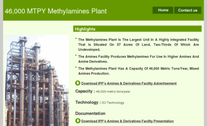 methylaminesplants.com