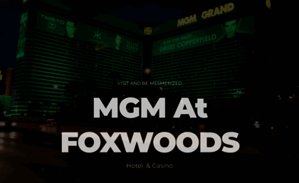 mgmatfoxwoods.com