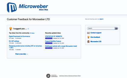microweber.uservoice.com