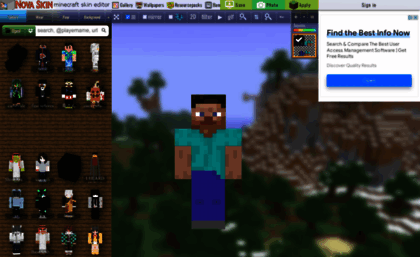 Minecraft Novaskin Me Website Nova Skin Minecraft Skin Editor