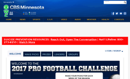 minnesotaprofootballchallenge.cbslocal.com