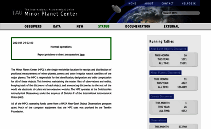 minorplanetcenter.org