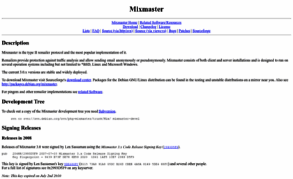 mixmaster.sourceforge.net