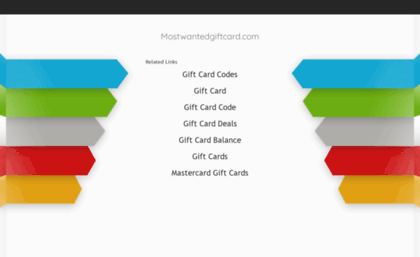 mostwantedgiftcard.com