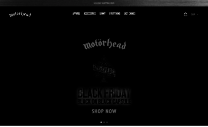 motorhead.backstreetmerch.com