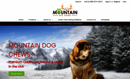mountaindogchews.com