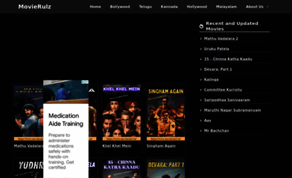 Movierulz3.in website. Movierulz 2025 | Watch Bollywood and Hollywood