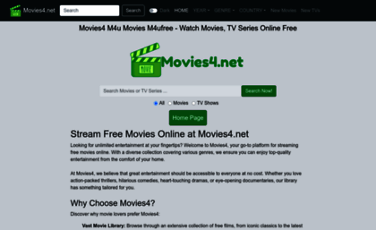 Movies4 net website Watch Movies TV Series Online Free Movies4 M4u
