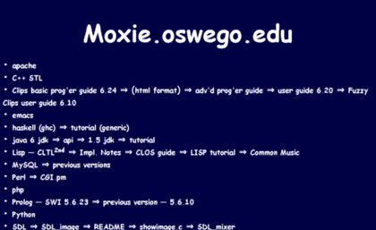 moxie.oswego.edu