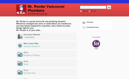 mrrootervancouver.tel