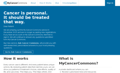 my.cancercommons.org