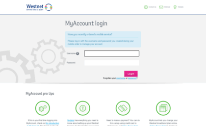 myaccount.westnet.com.au