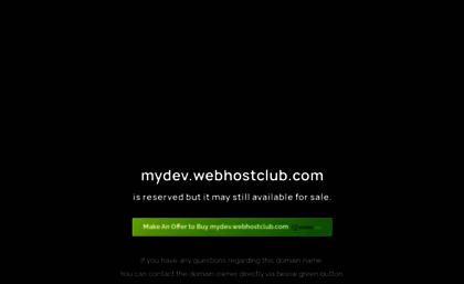 mydev.webhostclub.com