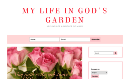 mylifeingodsgarden.com