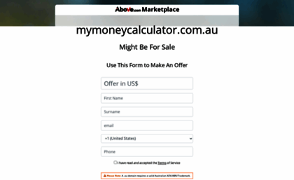 mymoneycalculator.com.au