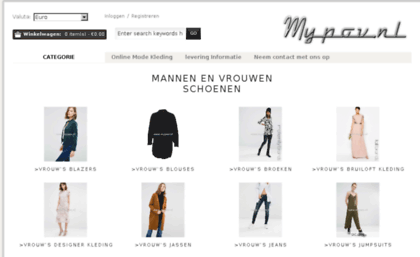Spelling pindas geweer Mypov.nl website. Merk kleding / Women nieuwste stijlen - klassieke mode,  goedkoop - mypov.nl.