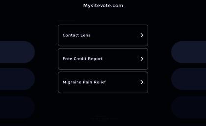 mysitevote.com