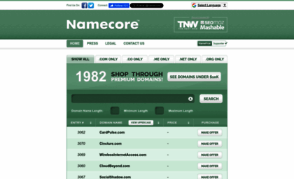 namecore.com