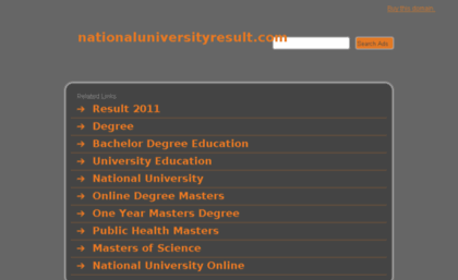 nationaluniversityresult.com