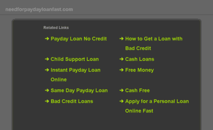 needforpaydayloanfast.com