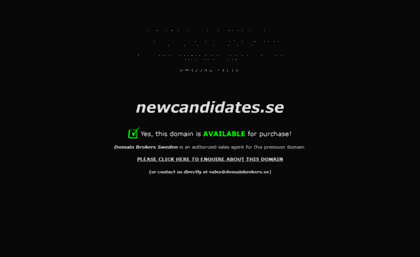 newcandidates.se