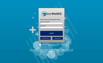 Nhs.learnprouk.com website. LearnPro NHS - Login.