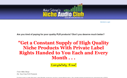 nicheaudioclub.com