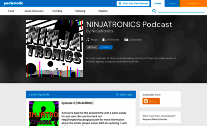 ninjatron.podomatic.com