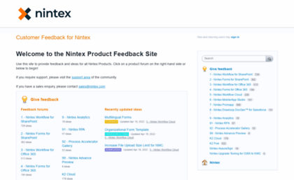 nintex.uservoice.com