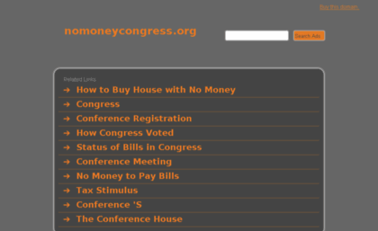 nomoneycongress.org