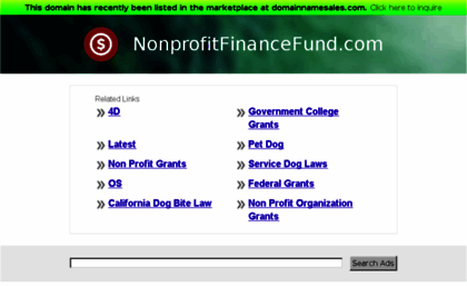 nonprofitfinancefund.com