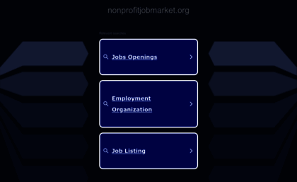nonprofitjobmarket.org