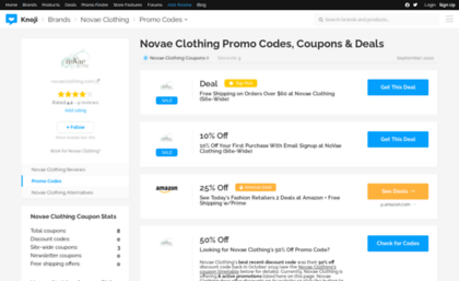 novaeclothing.bluepromocode.com