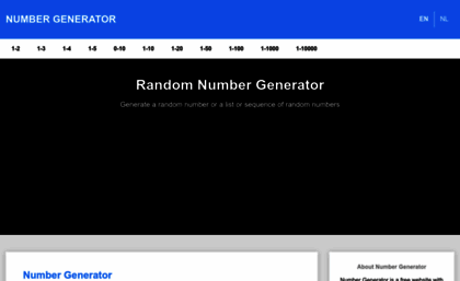 numbergenerator.net