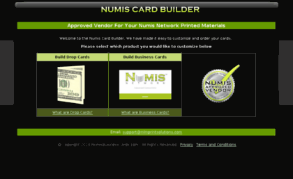 numisbusinesscards.com