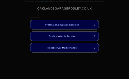oaklandsgaragerodley.co.uk