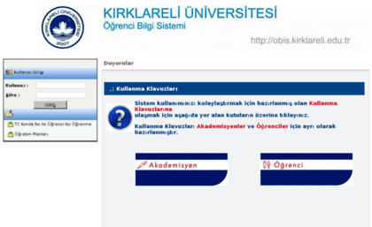 obis.kirklareli.edu.tr