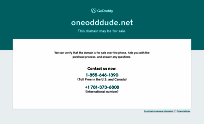 oneodddude.net