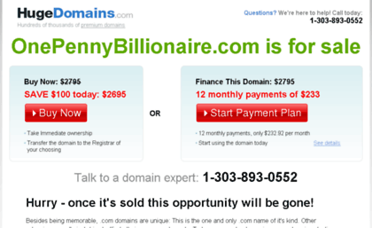 onepennybillionaire.com