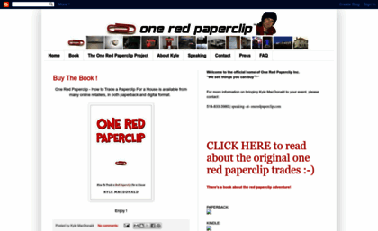 oneredpaperclip.com