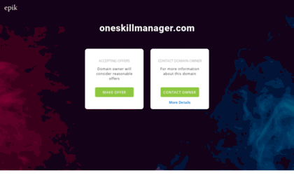 oneskillmanager.com
