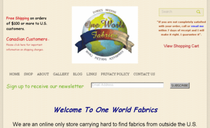 oneworldfabrics.com