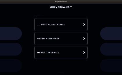 oneyellow.com