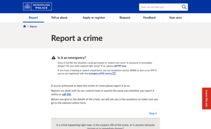 online.met.police.uk